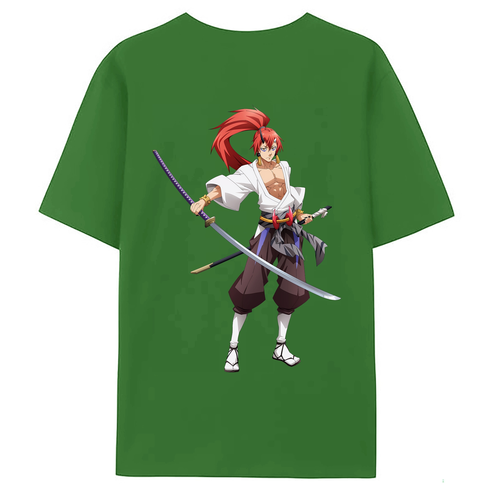 （画像用） 転スラ Regarding Reincarnated to Slime レディース半袖Tシャツ(バックプリント)